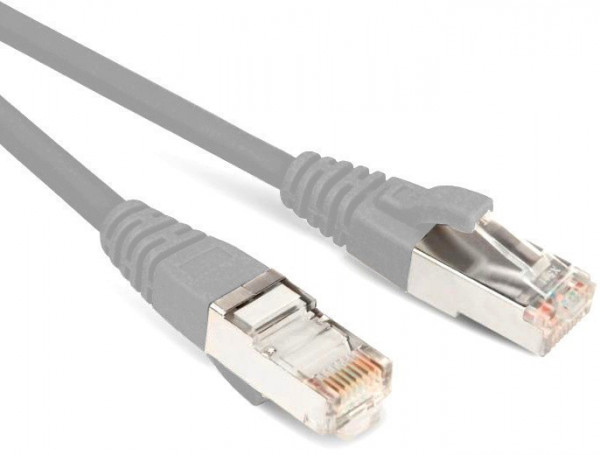 Патч-корд Hyperline PC-LPM-SFTP-RJ45-RJ45-C6a-20M-LSZH-GY, 20м