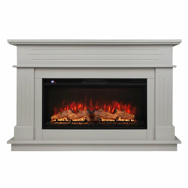 Линейный электрокамин Real-Flame REGENT 36 BG-P615 с очагом JOKER 36