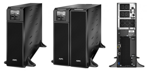 ИБП APC Smart-UPS SRT, 5000ВА, онлайн, напольный, 432х719х130 (ШхГхВ), 230V,  однофазный, Ethernet, (SRT5KXLI)
