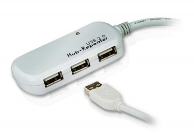 Удлинитель Aten, портов: 1, USB (Type A), 12 м, (UE2120H)