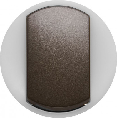 Лицевая панель для выключателя Legrand Celiane, 97х73 мм (ВхШ), с подсветкой, кол-во клавиш: 1, цвет: графит, (LEG.065204)