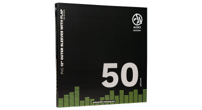 Внешние конверты Audio Anatomy 50 X 12" PVC WITH FLAP OUTER SLEEVES - 100 MICRON