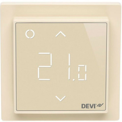 Терморегулятор для теплого пола ДЕВИ DEVIreg Smart Wi-Fi, бежевый
