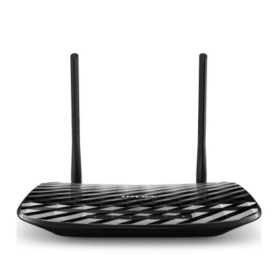 Маршрутизатор TP-Link, портов: 5, LAN: 4, WAN: 1, скорость мб/с: 433, антенн: 2, USB: Да, 35х230х144 мм (ВхШхГ), цвет: чёрный, Archer C2