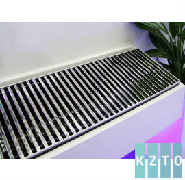 Внутрипольный конвектор длиной 1,1 м - 1,5 м КЗТО Бриз Нерж 260x80x1100 1то