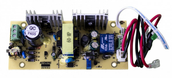 Блок питания AccordTec, металл, цвет: серый, ББП-60 БК без корпуса, для видео, ОПС, СКУД, (AT-02447)