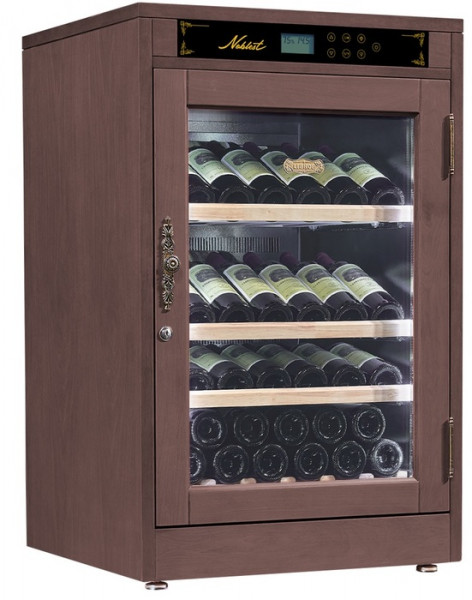 Отдельностоящий винный шкаф 22-50 бутылок Libhof NP-43 Walnut