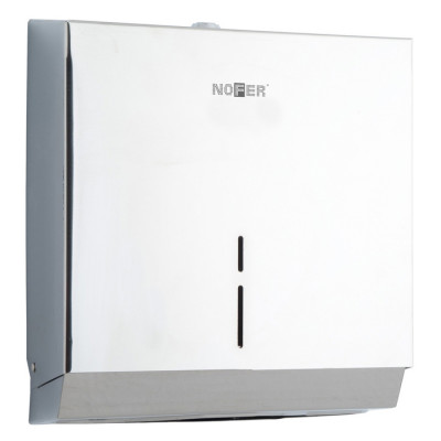 Диспенсер для бумажных полотенец Nofer 275х260х120 мм глянцевый (04005.B)