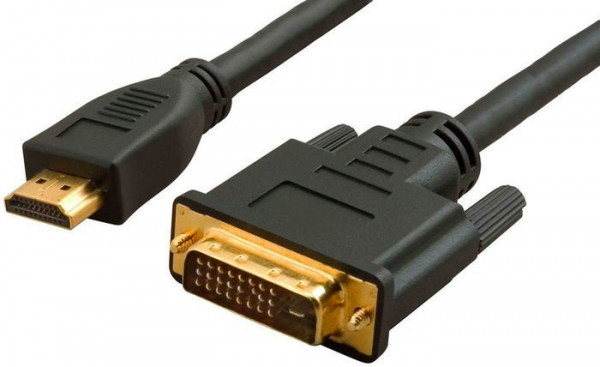 Кабель HDMI 2.0, А (вилка)- DVI-D (24+1) (вилка) WH-141(20m)