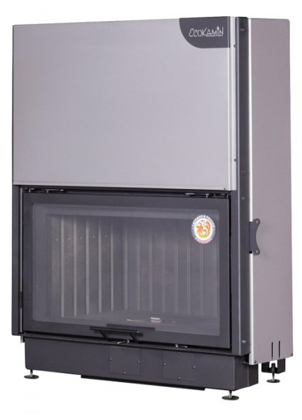 Фронтальная дровяная топка ЭКОКАМИН Вега 1000 КВ черный шамот