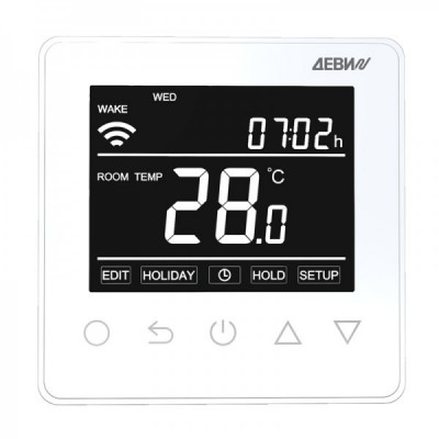 Терморегулятор ДЕВИ Prime c Wi-Fi, с комбинацией датчиков, белый, 16А