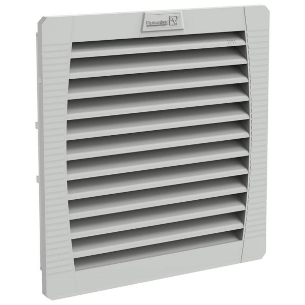 Фильтр Pfannenberg, выпускной, 177х177 мм (ВхШ), IP54, для вентилятора PF, цвет: галечный серый