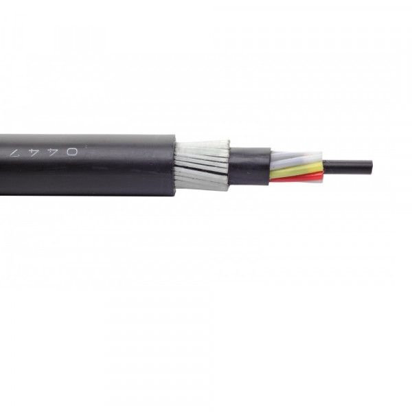 Кабель волоконно-оптический Eurolan L04-FG Loose tube,  64хОВ, OS2 9/125, LSZH (нг(A)-HF), Ø 13мм, универсальный, бронированный, цвет: чёрный
