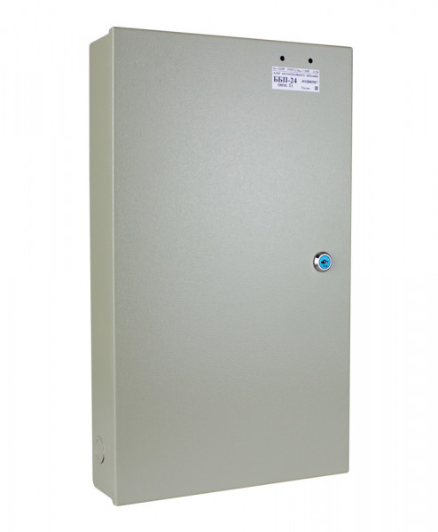 Блок питания AccordTec, металл, цвет: серый, ББП-24 исп.1 , для видео, ОПС, СКУД, (AT-02468)