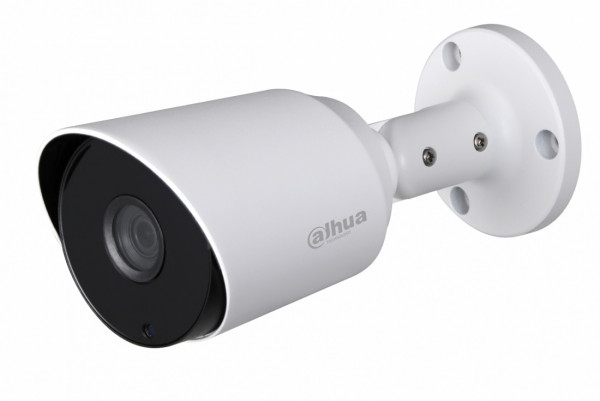 Видеокамера HDCVI Dahua, bullet-камера, помещ./улица, 4Мп, 1/3’, 2688×1520, 25к/с, ИК, цв:0,03лк, об-в:3,6мм, DH-HAC-HFW1400TP-0360B