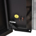 Шкаф телекоммуникационный настенный ЦМО ШРН-Э, 19", 9U, 476х600х520 мм (ВхШхГ), дверь: стекло, боковая панель: сплошная, разборный, цвет: чёрный