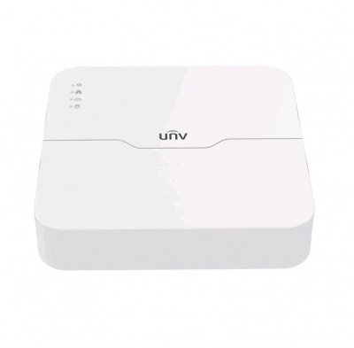 Видеорегистратор Uniview, каналов: 8, H.265/H.264, 1x HDD, звук Да, порты: HDMI, 2x USB, VGA, память: 6 ТБ, питание: DC52V, разрешение до 6 Мп