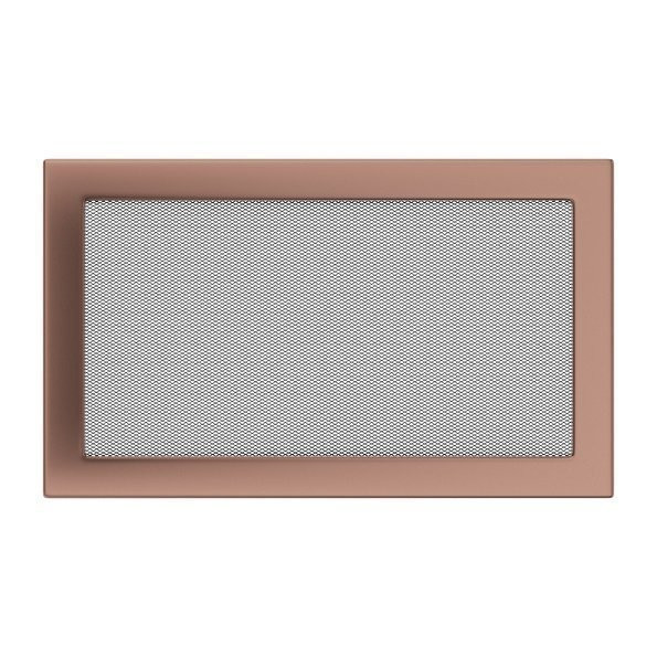 Вентиляционная решетка для камина Kratki 22х37 гальваника под медь 22/37MG