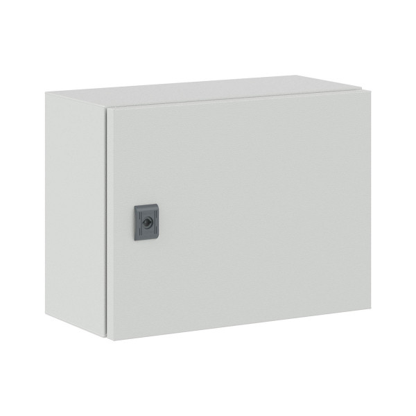 Шкаф электротехнический настенный DKC CE, IP66, 300х400х200 мм (ВхШхГ), дверь: металл, корпус: сталь листовая, цвет: серый, с монтажной панелью, (R5CE0342)