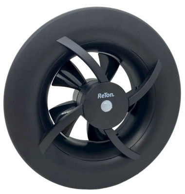 Вытяжка для ванной диаметр 100 мм ReTon Seven Black