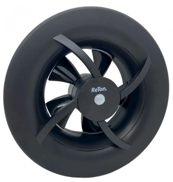 Вытяжка для ванной диаметр 100 мм ReTon Seven Black