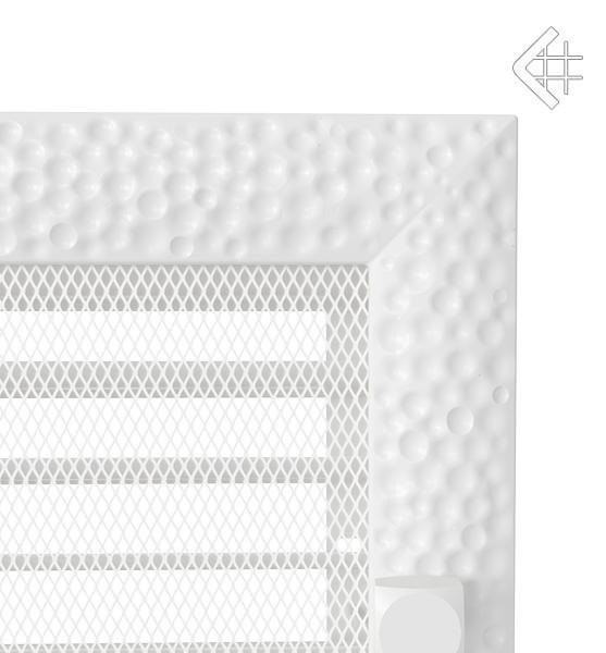 Вентиляционная решетка для камина Kratki 22x30 Venus белая с жалюзи 22/30VBX