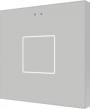 Выключатель сенсорный Zennio ZVI-F1-S KNX Flat F1, 1-кнопочный, LED индикация, 2хAI/DI, термостат, датчик температуры, датчик приближения, пластиковая рамка, 81х81х9мм, в уст. коробку, цвет серебро