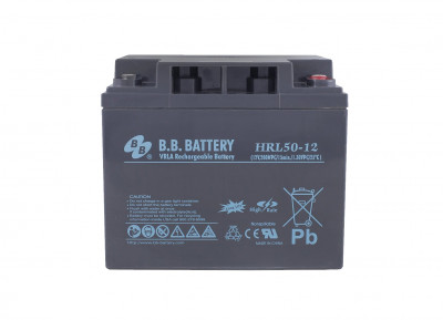 Аккумулятор для ИБП B.B.Battery HRL, 171х165х197 мм (ВхШхГ),  необслуживаемый электролитный,  12V/48 Ач, (BB.HRL 50-12)