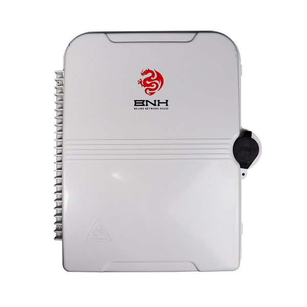 Бокс оптический BNH, портов: 24, SC simplex (LC duplex), 200х270х100 мм (ВхШхГ), цвет: белый, (B700.0-16SC-16SC)