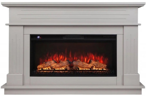 Линейный электрокамин Real-Flame Regent 36 BG-P616 c очагом Joker 36