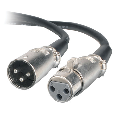 7,5-метровый кабель DMX Chauvet-dj DMX3P25FT DMX Cable