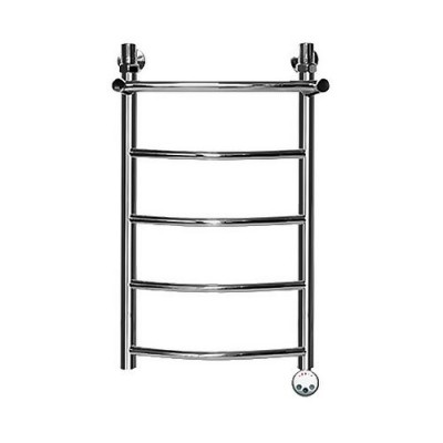 Электрический полотенцесушитель Ника ЛД/ВП Электрическая Лесенка Дуга/Верхняя Полка 60х30 -5 прав