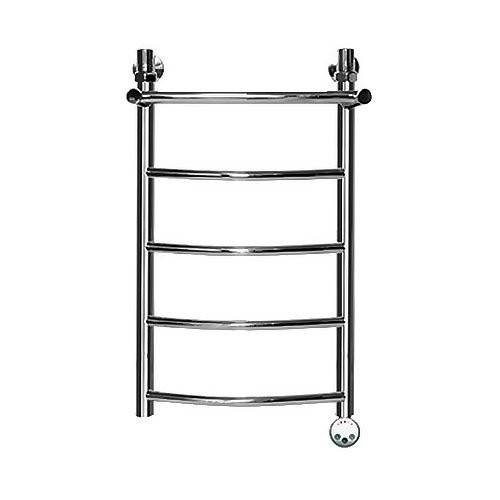 Электрический полотенцесушитель Ника ЛД/ВП Электрическая Лесенка Дуга/Верхняя Полка 60х30 -5 прав