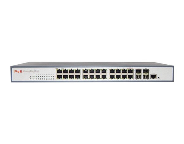 Коммутатор 24-портовый Gigabit Ethernet с PoE CO-SWP24GFM