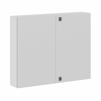 Шкаф электротехнический настенный DKC CE, IP55, 800х1000х200 мм (ВхШхГ), дверь: двойная распашная, металл, корпус: сталь листовая, цвет: серый, с монтажной панелью, (R5CE0812)