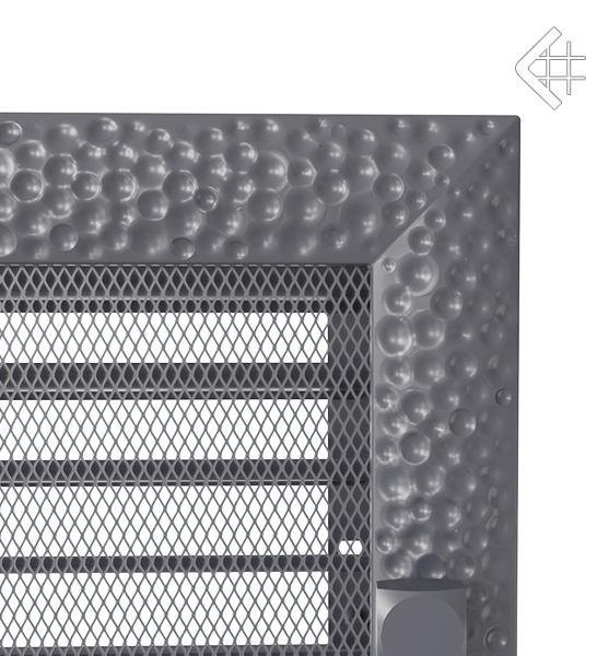 Вентиляционная решетка для камина Kratki 22x30 Venus графитовая с жалюзи 22/30VGX
