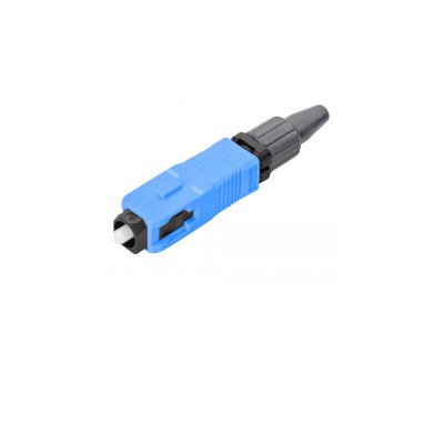 Коннектор Eurolan, SC/UPC, Simplex, буфер волокна (мкм): 250, 900, синий