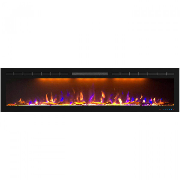 Линейный электрокамин Royal Flame Crystal 72 RF