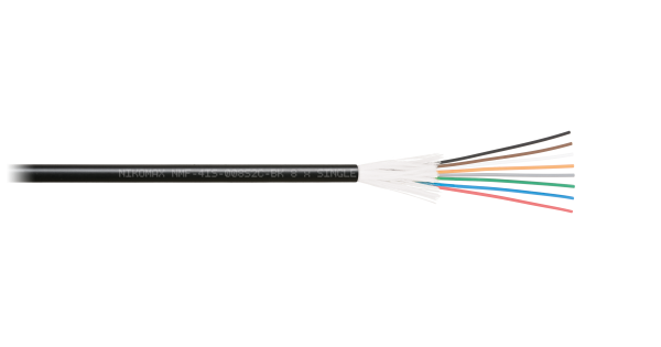 Кабель волоконно-оптический одномодовый NMF-4IS-024S2C-BK