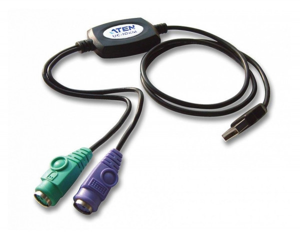 Переходник Aten, USB (Type A), 0.9 м, (UC10KM-AT)