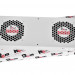 Вентиляторный модуль Rem R-FAN, 230V, 45х432х195 мм (ВхШхГ), вентиляторов: 2, 86 дБ, поток: 300 м3/ч, для шкафов ШТК, ШРН, ШТВ, цвет: серый, (с колодкой)
