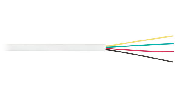 Шнур телефонный плоский NIKOLAN, 4pair, Patch, In, PVC (NKL 2026A-WT)