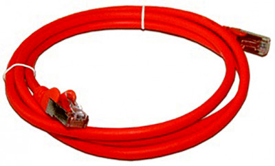 Шнур коммутационный Lanmaster, кат. 5е, экр., FTP, RJ45/RJ45, d 6,2, 10м, LSZH, красный, (LAN-PC45/S5E-10-RD)