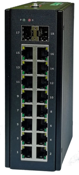 Коммутатор неуправляемый с PoE NIS-3200-216PSG (63P16SG2)