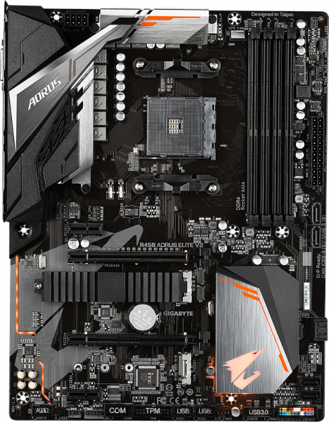 Материнская плата Gigabyte B450 AORUS ELITE V2