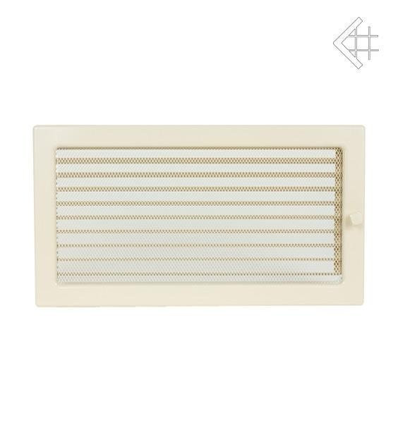 Вентиляционная решетка для камина Kratki 22х37 бежевая с жалюзи 22/37KX