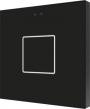 Выключатель сенсорный Zennio ZVI-F1-A KNX Flat F1, 1-кнопочный, LED индикация, 2хAI/DI, термостат, датчик температуры, датчик приближения, пластиковая рамка, 81х81х9мм, в уст. коробку, цвет черный