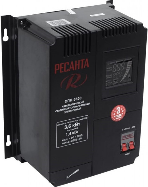 Стабилизатор напряжения Ресанта СПН-3600