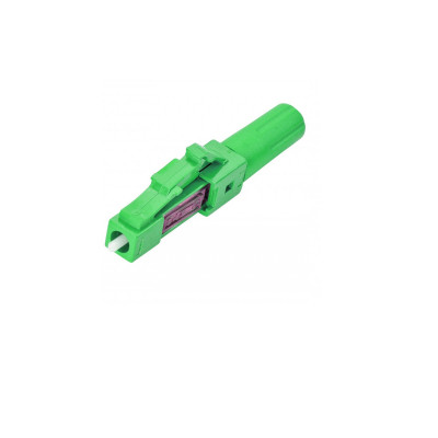Коннектор Eurolan, LC/APC, Simplex, оболочка волокна (мм):  2,0, 3,0, зелёный