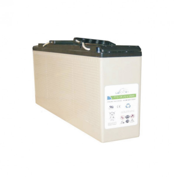 Аккумулятор для ИБП Leoch FT, 287х110х551 мм (ВхШхГ),  необслуживаемый свинцово-кислотный,  12V/125 Ач, (FT 12-125)